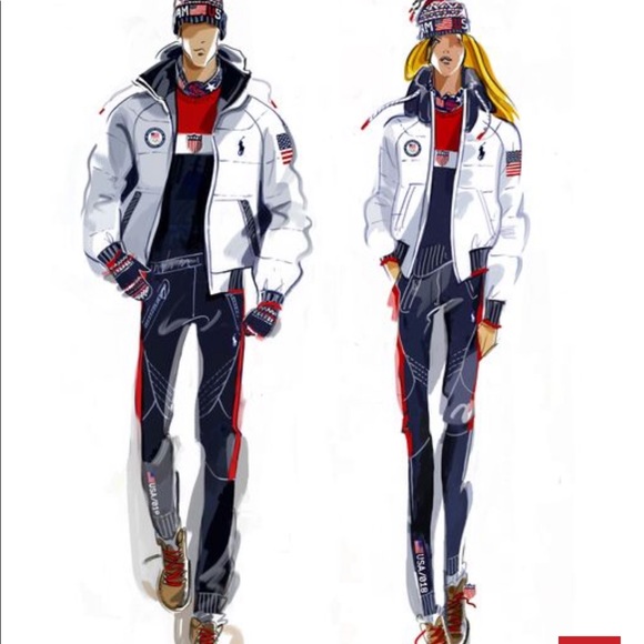2018 Olympic Team USA Closing Ceremony Sweater NWT
